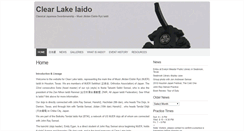 Desktop Screenshot of clear-lake-iaido.com